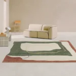 Luxurious Plush Area Rug - Soft, Washable, Modern Design for Home - Image 2