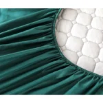 WOSTAR Quilted mattress protector cover soft bedspread couple 2 people luxury double bed elastic fitted sheet bed protection pad - Image 2