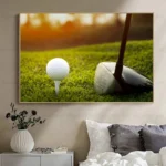 Modern Golf Club Golf Course HD Pictures Landscape Canvas Painting Wall Art Green Grass Posters and Prints Wall Decoration - Image 4
