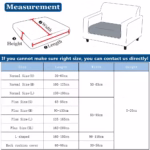 Soft Velvet Sofa Covers Elastic Couch Slipcovers Luxury Plain Living Room Chaise Lounge Case Pet-Friendly Removable Warm - Image 3