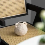 OasinCeramic Mini Bud Vase Stone Like Small Flower Pot Home Room Interior Decoration Book Shelf Desktop Mantel Decor Gifts - Image 5