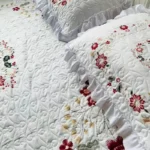 Luxury Bedspread Quilted Bed Cover Queen Size Bed Skirt Animal Floral Printed Bed Skirt Non Slip Sheet Pillowcase Mattress Cover - Image 4