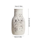 21.6CM Handmade Distressed Vintage Ceramic Vase For Dry Flowers, Antique Home Decor Living Room Centerpiece, Classical Furniture - Image 6