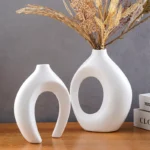 2PCS Set Creative Couple Series Home Decoration Vase, Large Medium Combination Indoor Table Ornaments for Interior Decoration - Image 2
