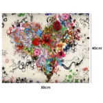 Love Heart DIY Decorative Painting Frameless Handpainted Oil Painting Hand Painted Art Crafts Acrylic Creative for Home Decors - Image 6