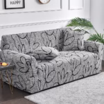 Floral Elastic Sofa Cover: Stylish Protection for Your Space - Image 5