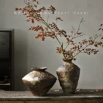 Jingdezhen Quiet Wind Zen Decorations Desktop Vase Large And Coarse Pottery Pot Hand Arranging Retro Porcelain Vases Home Decor - Image 3