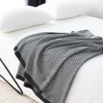 Nordic Air Travel Knit Blanket - Cozy Minimalist Sofa Throw - Image 3