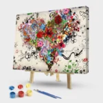 Love Heart DIY Decorative Painting Frameless Handpainted Oil Painting Hand Painted Art Crafts Acrylic Creative for Home Decors - Image 3