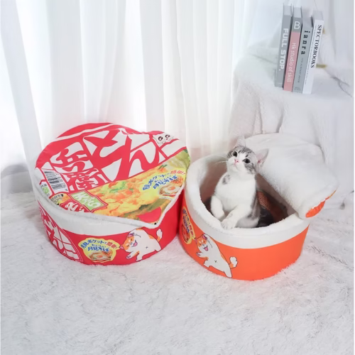 Cozy Noodle-Shaped Pet Bed: Plush, Breathable & Versatile Home