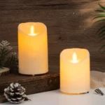 USB Rechargeable Flameless Electric Candles Moving Wick 3Pcs/Set Led Candles With Remote Home Bar Party Xmas Wedding Decoration - Image 3