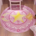 Bedroom decor pink Magic Star Array carpet Living Room balcony non-slip floormats Cartoon circular bedside area carpets rugs - Image 2