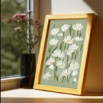 Modern Flat Matisse Spring Fresh Feeling Prints Flower Market Pink Green Wall Art Posters Canvas Painting Mural Decoration - Image 4