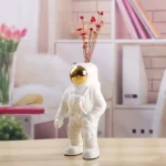OasinPorcelain Astronaut Vase Figurines Bookshelves Office Living Room Desktop Decor Interior Home Decoration Accessories - Image 4