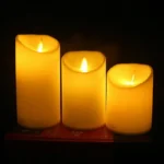 3X Flameless LED Candle WarmWhite Moving Dancing Wick Electic Candles Weding AU - Image 6