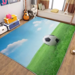 VIKAMA 3D Visual Ball Field Living Room Carpet Home Sports Style Bedroom Bedside Rug Non-Slip Dirt Repellent Manageability - Image 5