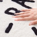 Modern Luxury Carpets for Living Room Fluffy Soft Plush Rug Black White Lines Bedroom Decor Carpet Large Area Washable Study Mat - Image 5
