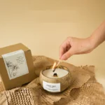 Coconut Shell Aromatherapy Candle Essential Oil Fragrance Premium Plant Wax Fragrance Home Companion - Image 2