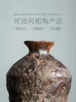 Jingdezhen Quiet Wind Zen Decorations Large and Coarse Pottery Pot Hand Arranging Retro Porcelain Vases - Image 3