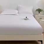 1PC waterproof soft skin frosting solid color bed cap dust cover Mattress cover sheet (pillow case and pillow core not included) - Image 6
