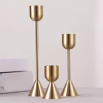Luxury Golden Color Metal Candle Holders Candlestick Wedding Table Candle Stand New Year Bar Party Candelabra Home Decorations