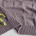 Cozy Bohemian Waffle Knit Blanket - Soft Green Shawl for Comfort - Image 6