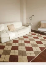 Chic French-Inspired Plush Area Rug for Cozy Living Spaces