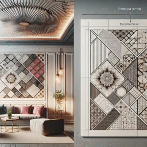 Accent Walls Using Geometric Patterns