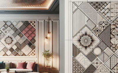 Accent Walls Using Geometric Patterns