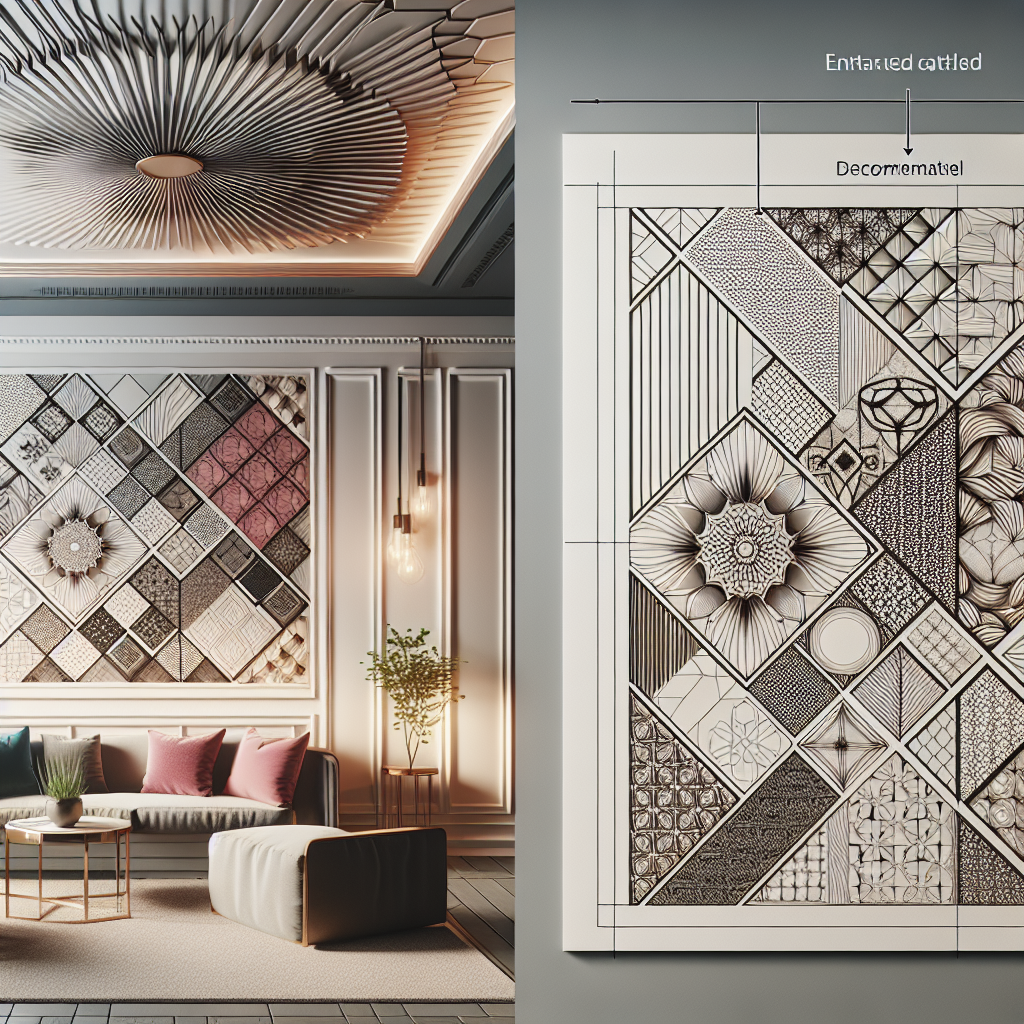 Accent Walls Using Geometric Patterns