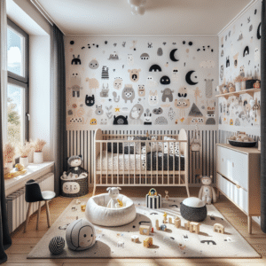 Black And White Nursery Decor