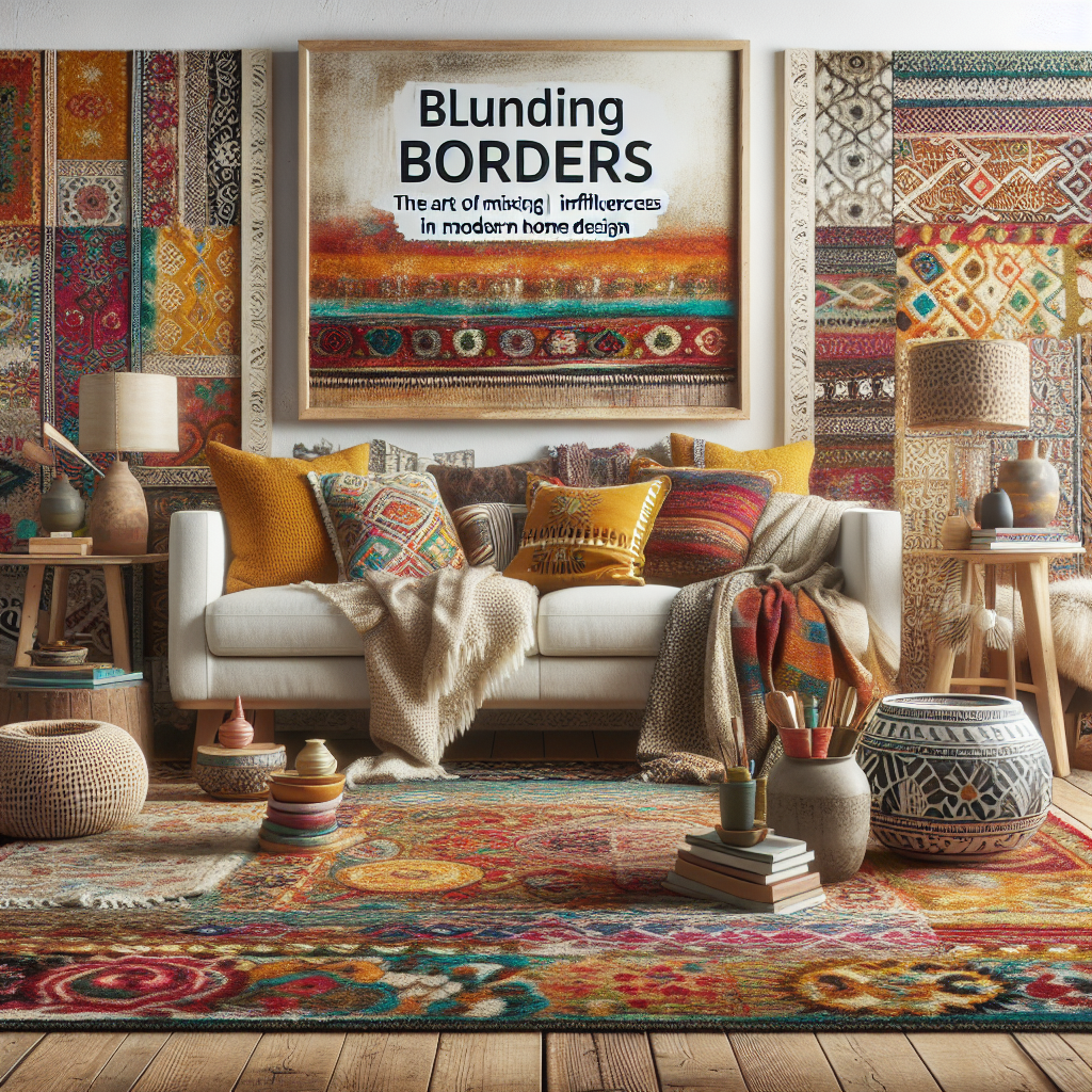 Blending Borders: The Art of Mixing Cultural Influences in Modern Home Design