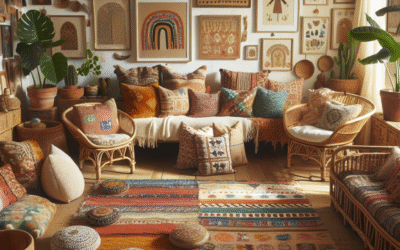 Boho Nursery Decor With Warm Tones