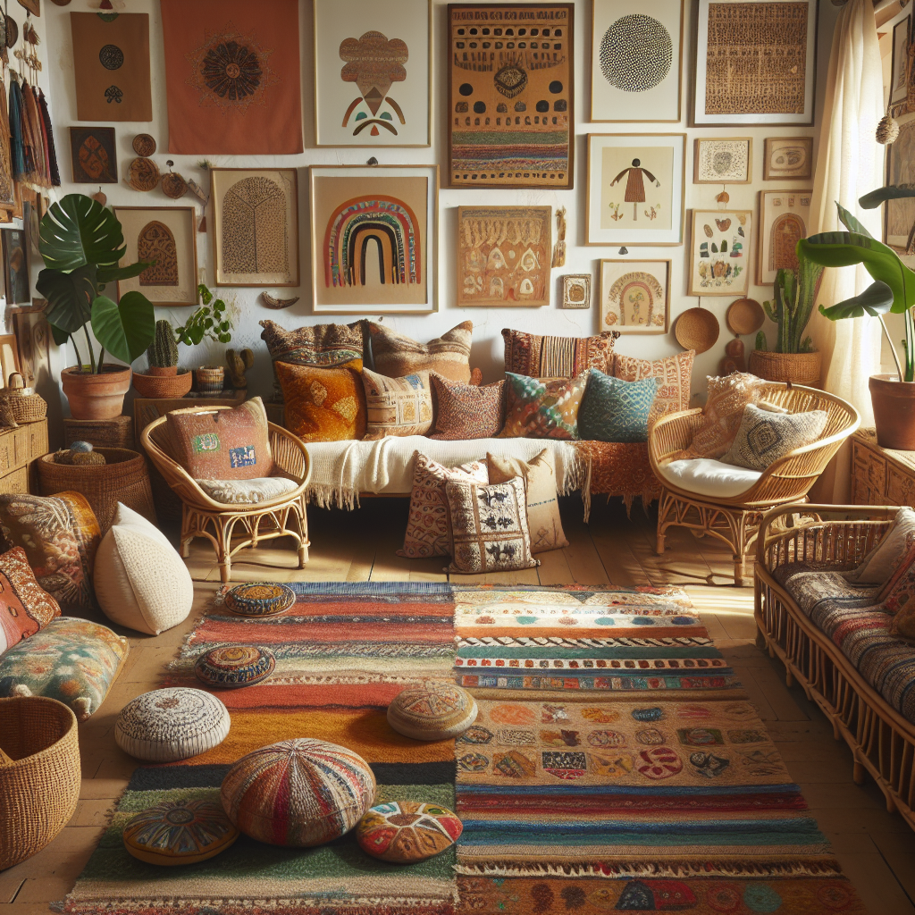 Boho Nursery Decor With Warm Tones