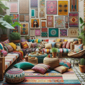 Boho Outdoor Lounge Styling