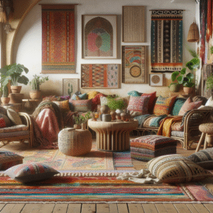Boho Textiles With Worldly Flair