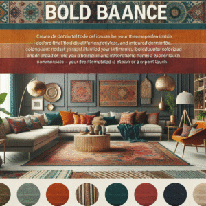 Bold Balance: Mastering Contrasting Color Palettes for a Harmonious Living Room