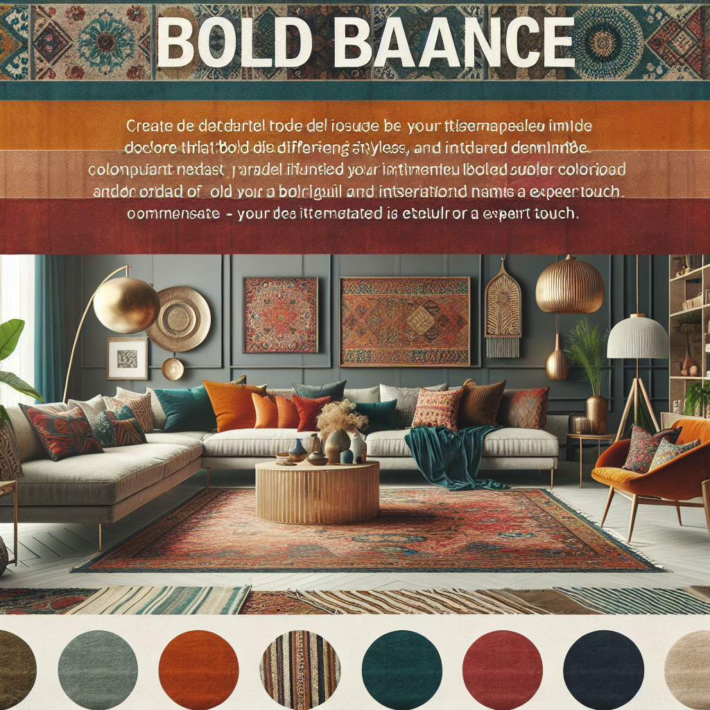 Bold Balance: Mastering Contrasting Color Palettes for a Harmonious Living Room