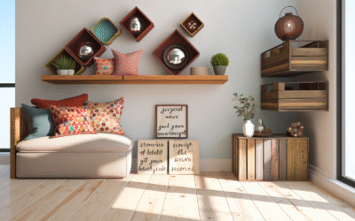 Budget Friendly DIY Floating Shelves