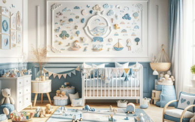 Classic Blue And White Nursery