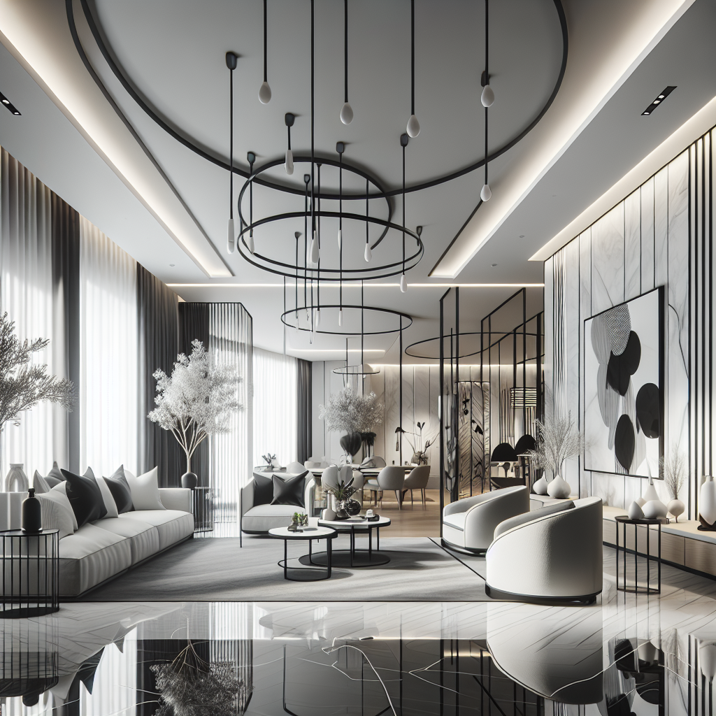 Contemporary Decor With Monochrome Themes