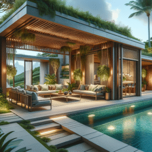 Designing Poolside Cabanas With Changing Room Functionality