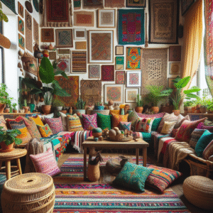 Eclectic Decor With Handmade Touches