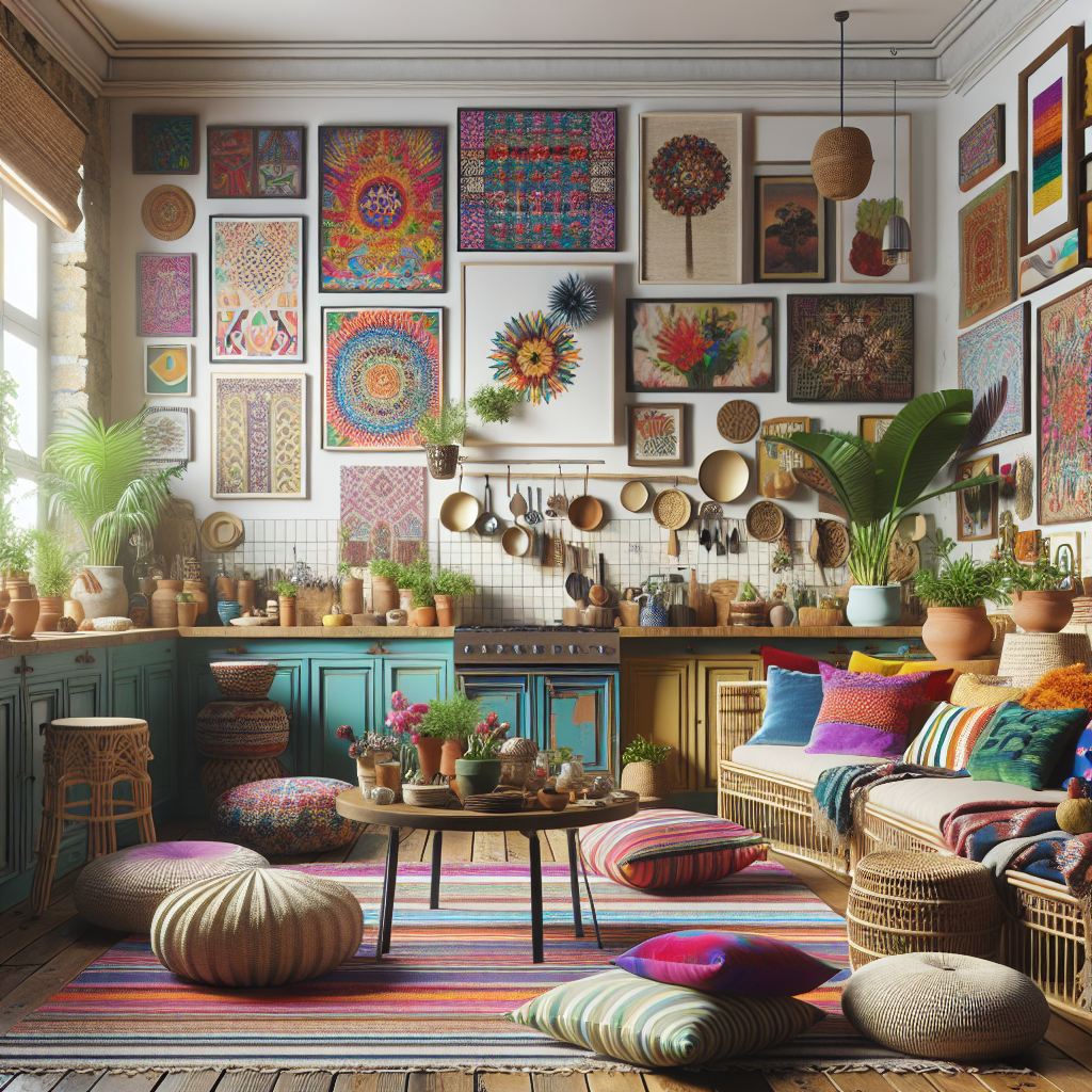 Eclectic Kitchen Styling With Color