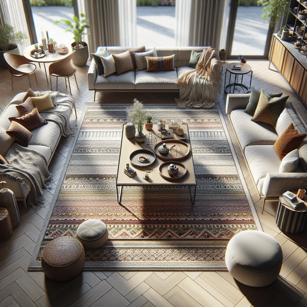 Elevate Your Space: A Complete Guide to Framing Your Coffee Table with Rugs
