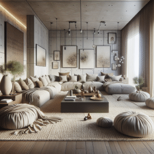 Elevate Your Space: Innovative Floating Furniture Arrangements for Expansive Living Rooms