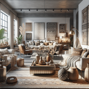 Embrace the Eclectic: 10 Bohemian Living Room Arrangements that Celebrate Texture and Style