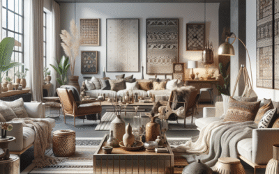 Embrace the Eclectic: 10 Bohemian Living Room Arrangements that Celebrate Texture and Style
