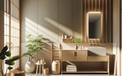 Japandi Minimalist Bathroom Design Ideas