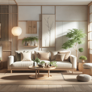 Japandi Minimalist Decor With Earthy Tones